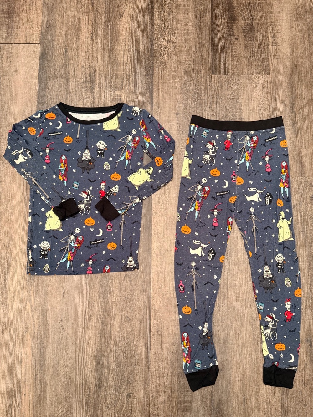 Little Sleepies Blue Halloween Character Pajama Set